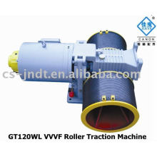 GT120WL VVVF Roller passenger Elevator Traction Machine